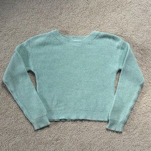 Mint Green Girls Sweater
